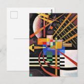 Kandinsky - Boven en Links, Briefkaart (Voorkant / Achterkant)
