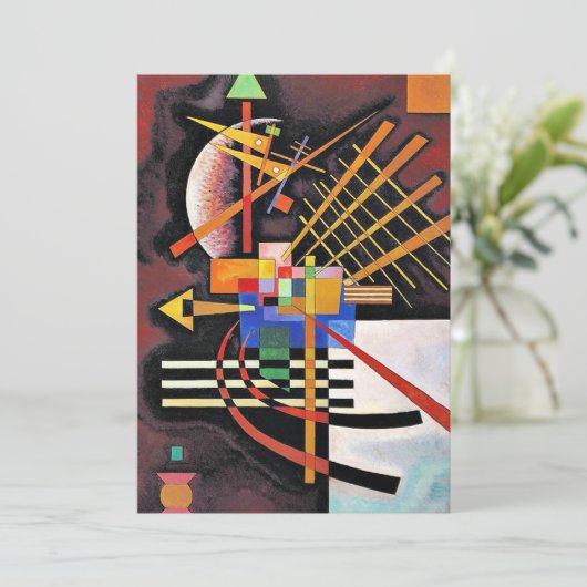 Kandinsky - Boven en Links, Kaart (Staand voorkant)
