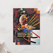 Kandinsky - Boven en links, Kaart (Voorkant / Achterkant in situ)