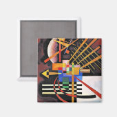 Kandinsky - Boven en Links, Magneet (Voorkant / Achterkant)