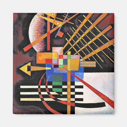 Kandinsky - Boven en Links, Magneet (Voorkant)
