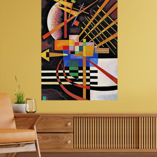 Kandinsky - Boven en Links, Poster (Woonkamer 2)