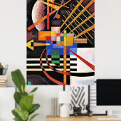 Kandinsky - Boven en Links, Poster (Thuiskantoor)