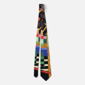Kandinsky - Boven en Links, Stropdas (Achterkant)