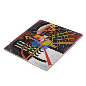 Kandinsky - Boven en Links, Tegeltje (Zijkant)