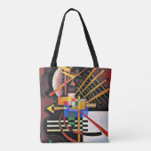 Kandinsky - Boven en links, Tote Bag (Achterkant)