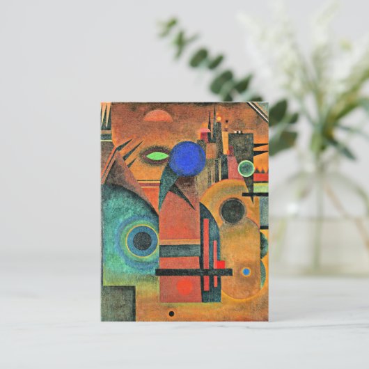 Kandinsky - Brown Silence Briefkaart (Staand voorkant)