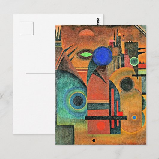 Kandinsky - Brown Silence Briefkaart (Voorkant / Achterkant)