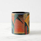 Kandinsky - Brown Silence Tweekleurige Koffiemok (Center)