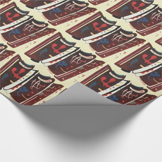 Kandinsky Brown with Supplement Abstract Cadeaupapier (Hoek)