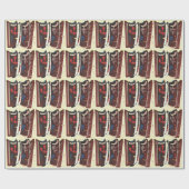 Kandinsky Brown with Supplement Abstract Cadeaupapier (Vlak)