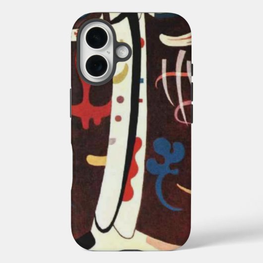 Kandinsky Brown with Supplement Abstract Case-Mate iPhone Case (Achterkant)