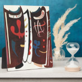 Kandinsky Brown with Supplement Abstract Fotoplaat (Zijkant)