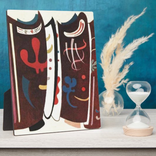 Kandinsky Brown with Supplement Abstract Fotoplaat (Zijkant)