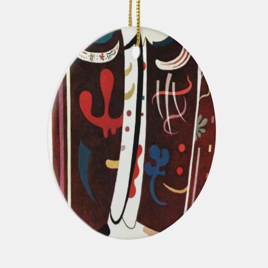 Kandinsky Brown with Supplement Abstract Keramisch Ornament (Rechts)