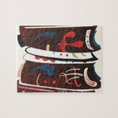 Kandinsky Brown with Supplement Abstract Legpuzzel (Horizontaal)