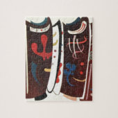 Kandinsky Brown with Supplement Abstract Legpuzzel (Verticaal)