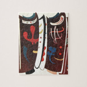 Kandinsky Brown with Supplement Abstract Legpuzzel