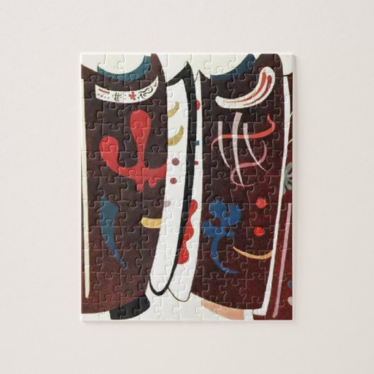 Kandinsky Brown with Supplement Abstract Legpuzzel (Verticaal)