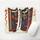 Kandinsky Brown with Supplement Abstract Muismat (Met muis)