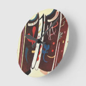Kandinsky Brown with Supplement Abstract Ronde Klok (Hoek)