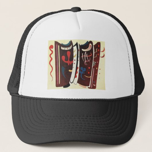 Kandinsky Brown with Supplement Abstract Trucker Pet (Voorkant)