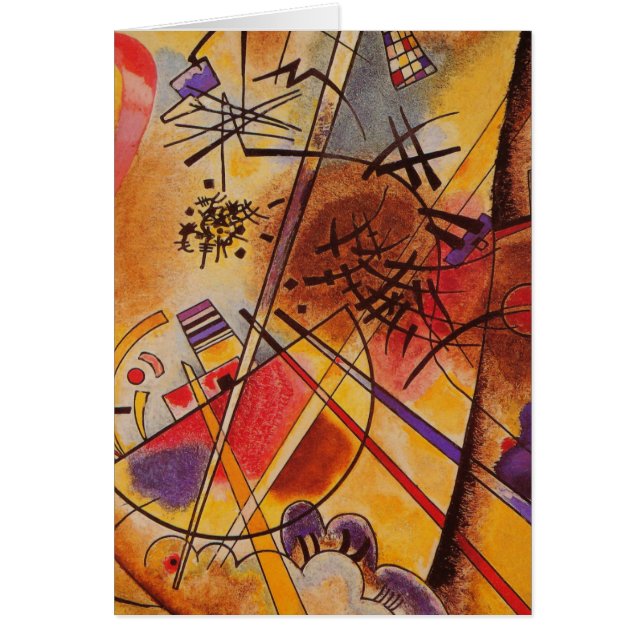 Kandinsky Brown Yellow Red Blue (Voorkant)