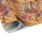 Kandinsky Brown Yellow Red Blue Cadeaupapier (Rol Hoek)