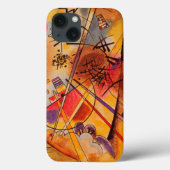 Kandinsky Brown Yellow Red Blue Case-Mate iPhone Case (Achterkant)