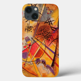 Kandinsky Brown Yellow Red Blue iPhone 13 Hoesje
