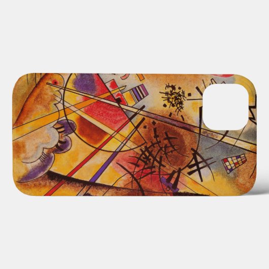 Kandinsky Brown Yellow Red Blue Case-Mate iPhone Case (Achterkant (horizontaal))