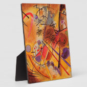 Kandinsky Brown Yellow Red Blue Fotoplaat (Zijkant)