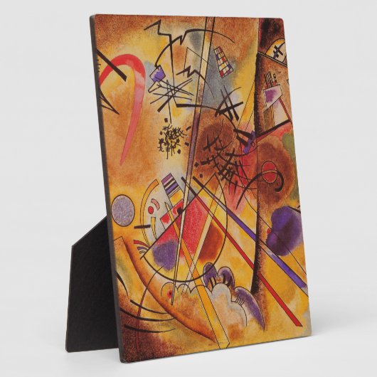 Kandinsky Brown Yellow Red Blue Fotoplaat (Zijkant)