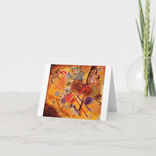 Kandinsky Brown Yellow Red Blue Kaart