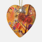 Kandinsky Brown Yellow Red Blue Keramisch Ornament (Links)