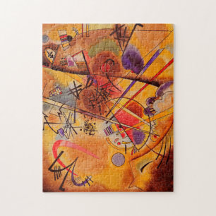 Kandinsky Brown Yellow Red Blue Legpuzzel