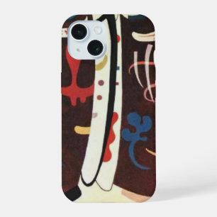Kandinsky Bruin met Suplement Abstract iPhone 15 Case