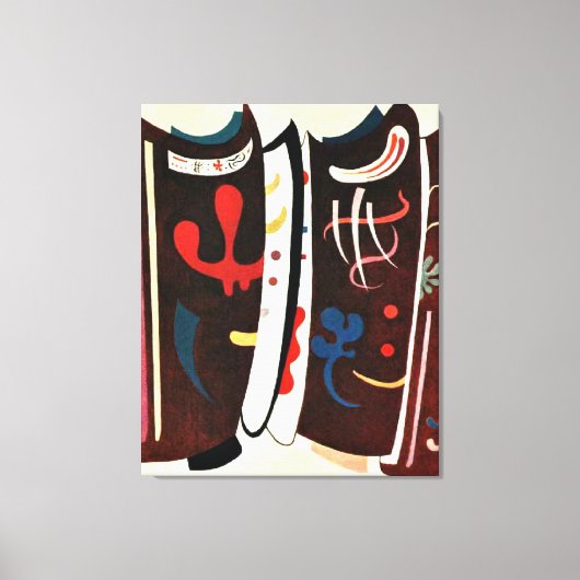 Kandinsky - Bruin met Supplement Canvas Afdruk (Voorkant)