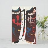 Kandinsky Bruin met Suppliet Abstract Briefpapier (Staand voorkant)