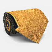 Kandinsky - Bruinachtige, abstracte kunst, Stropdas (Opgerold)