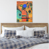 Kandinsky - Bruine stilte Canvas Afdruk (Insitu (Slaapkamer))