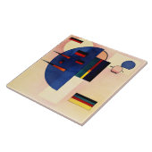 Kandinsky - Calmed, populair schilderij, Tegeltje (Zijkant)