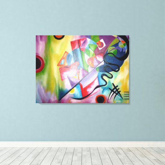 Kandinsky Canvas Afdruk (Insitu (Houten vloer))