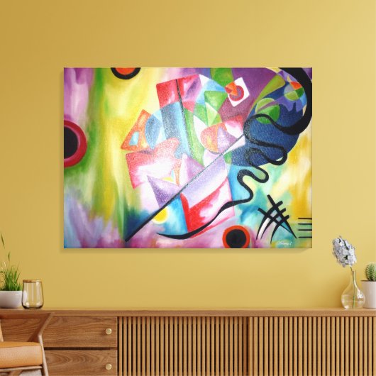 Kandinsky Canvas Afdruk (Insitu (Woonkamer))