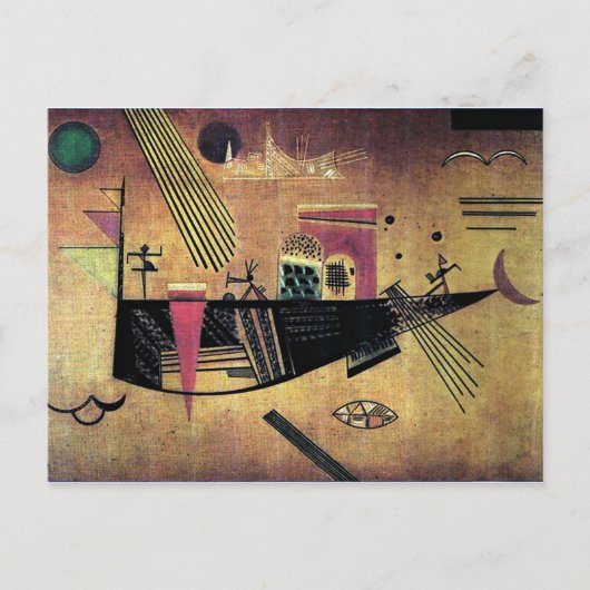 Kandinsky - Capricious Briefkaart (Voorkant)