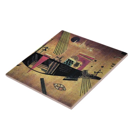 Kandinsky - Capricious Tegeltje (Zijkant)