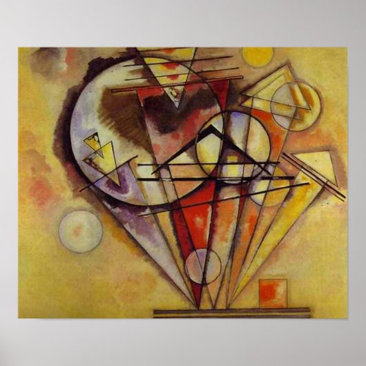 Kandinsky Circles Abstract Schilderkunst Poster (Voorkant)