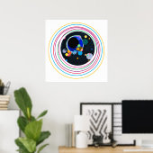 Kandinsky Circles Poster (Thuiskantoor)