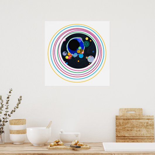Kandinsky Circles Poster (Keuken)