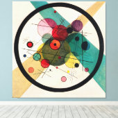 KANDINSKY - CIRKELS IN EEN CIRKEL - 1923 - Bauhaus Canvas Afdruk (Insitu (Houten vloer))